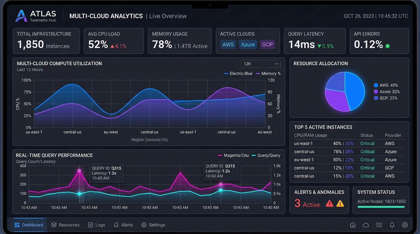 Atlas Business Intelligence Platform Interface